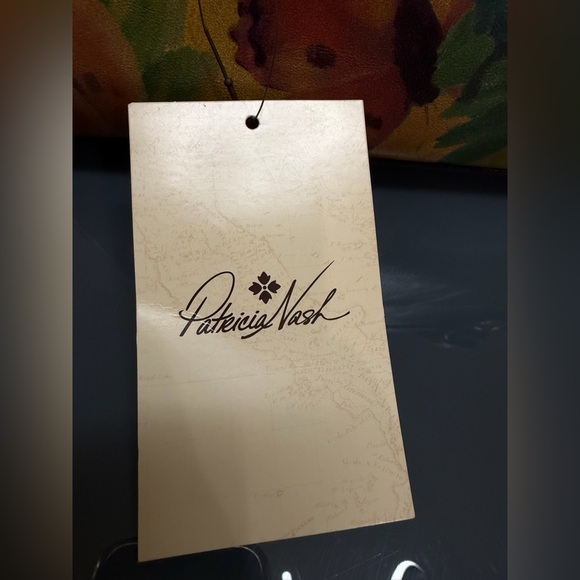 Patricia Nash Calvi Watercolor Butterfly Satchel - Picture 3 of 14